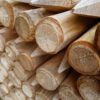 Boompalen hout - Rond, gepunt, geschild in diverse maten
